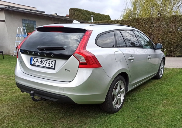 Volvo V60 cena 38900 przebieg: 253300, rok produkcji 2012 z Rybnik małe 92